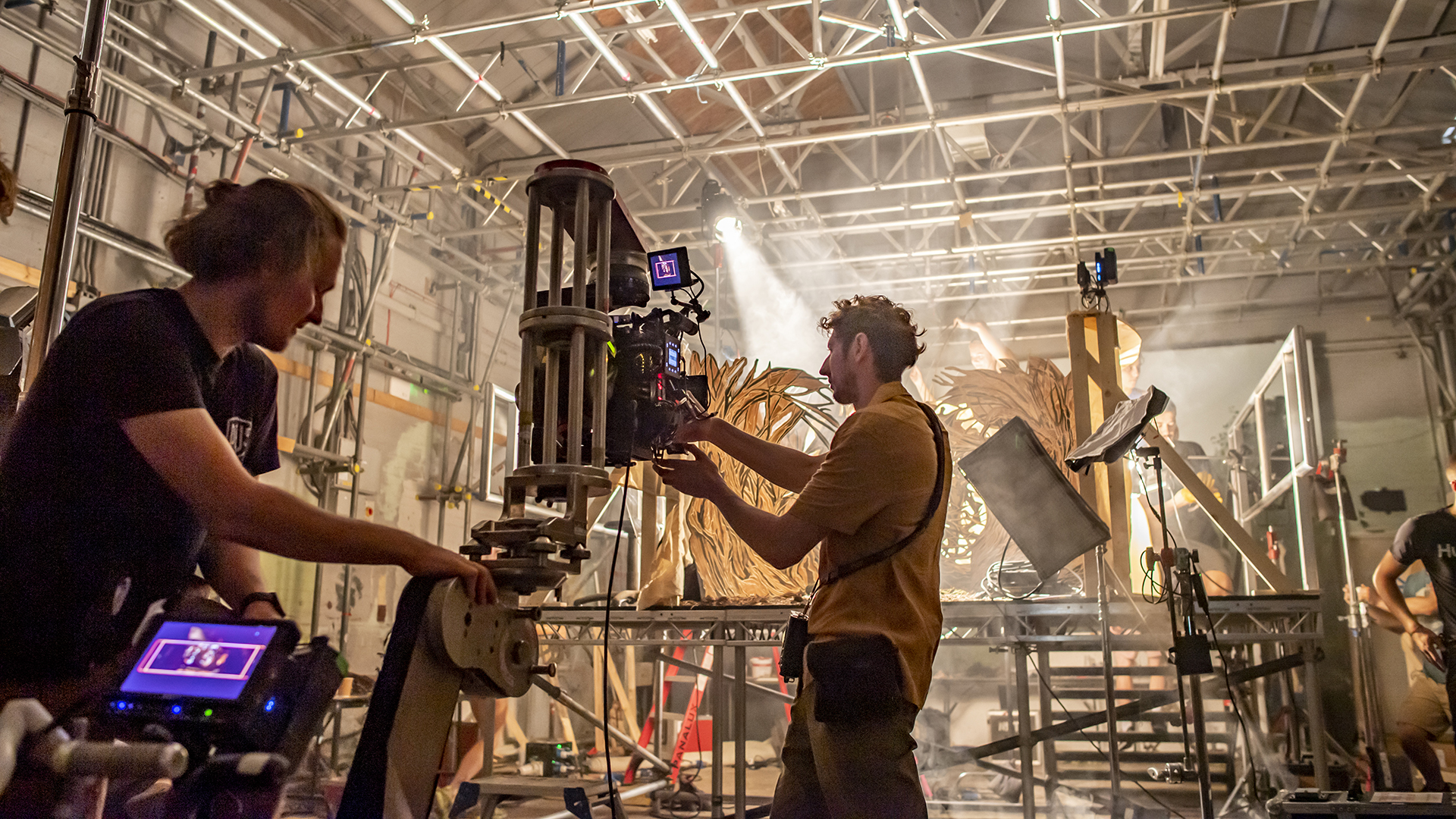 Fiction film shoot on the Rehearsal Stage