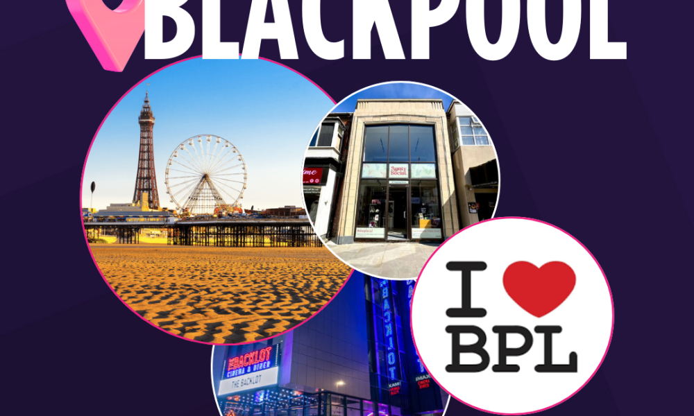Blackpool event branding
